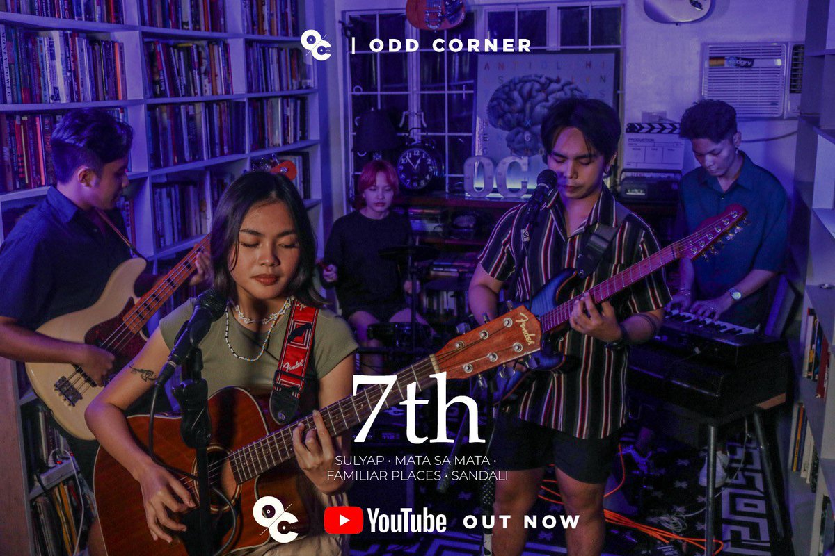 OCRecordsPH's tweet photo. Watch @7th_ph perform "Sulyap", "Mata Sa Mata", "Familiar Places" & "Sandali" at the Odd Corner.
Full video out now on OC Records YouTube Channel!
🔗https://t.co/kEFKzlGUKD
#7th #OddCorner #OCRecords https://t.co/QE2s8bNm55