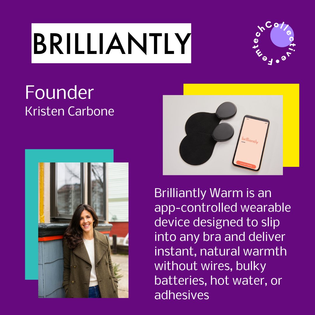 Kristen Carbone - Founder of Brilliantly
What started as a product designed to support breast cancer survivors feeling more comfortable in their body has become a leading innovation in the world of wearable technology for women #femtech #womenshealth #breasthealth #digitalhealth