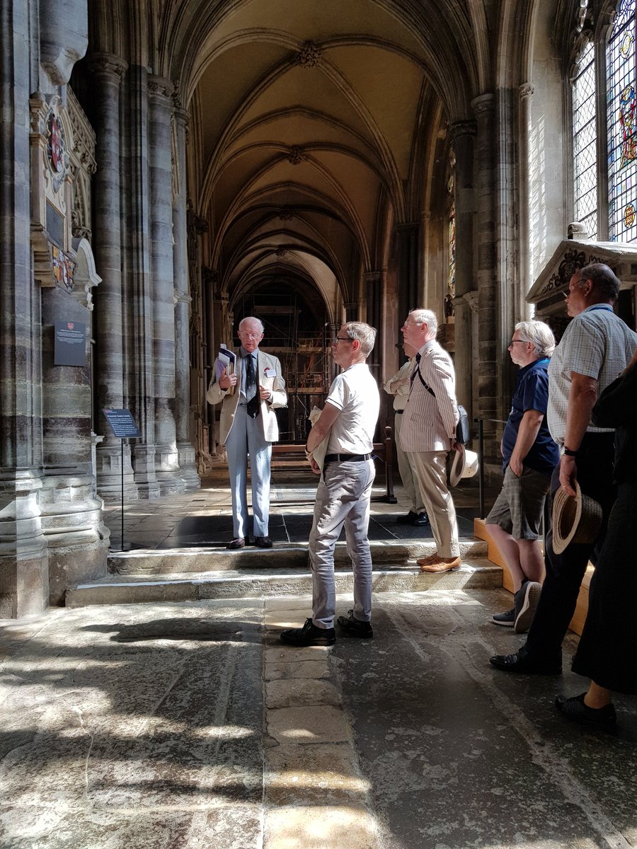 Enjoying the tour of #Ely Cathedral at the 35th International Congress of Genealogical and Heraldic Sciences. Cambridge2022