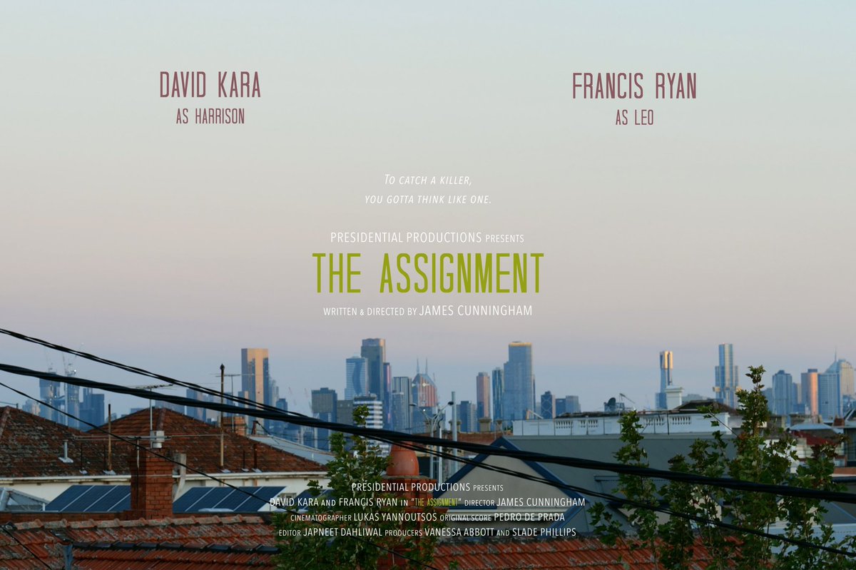 Dropping the trailer for a short film I completed recently. Coming soon, THE ASSIGNMENT, a short horror-slasher set in Melbourne. 🔪  #shortfilm #slasher #horror #theassignment 

TRAILER: vimeo.com/739207516