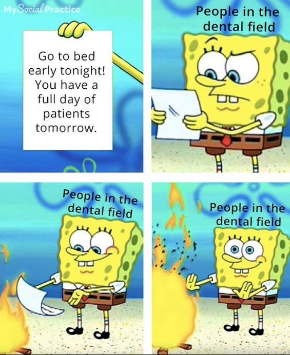 EllisSurgery's tweet photo. It's always on Thursday night.....Happy Friday! #ellisoralsurgery #whatsleep #friday #earlybirds #spongebob #dental #surgery #oralmaxillofacialsurgery #dentalanethesia #dentalimplants #wisdomteeth #jawsurgery #cosmeticsurgery #pizzafriday #goodnight https://t.co/Y244VHAsve