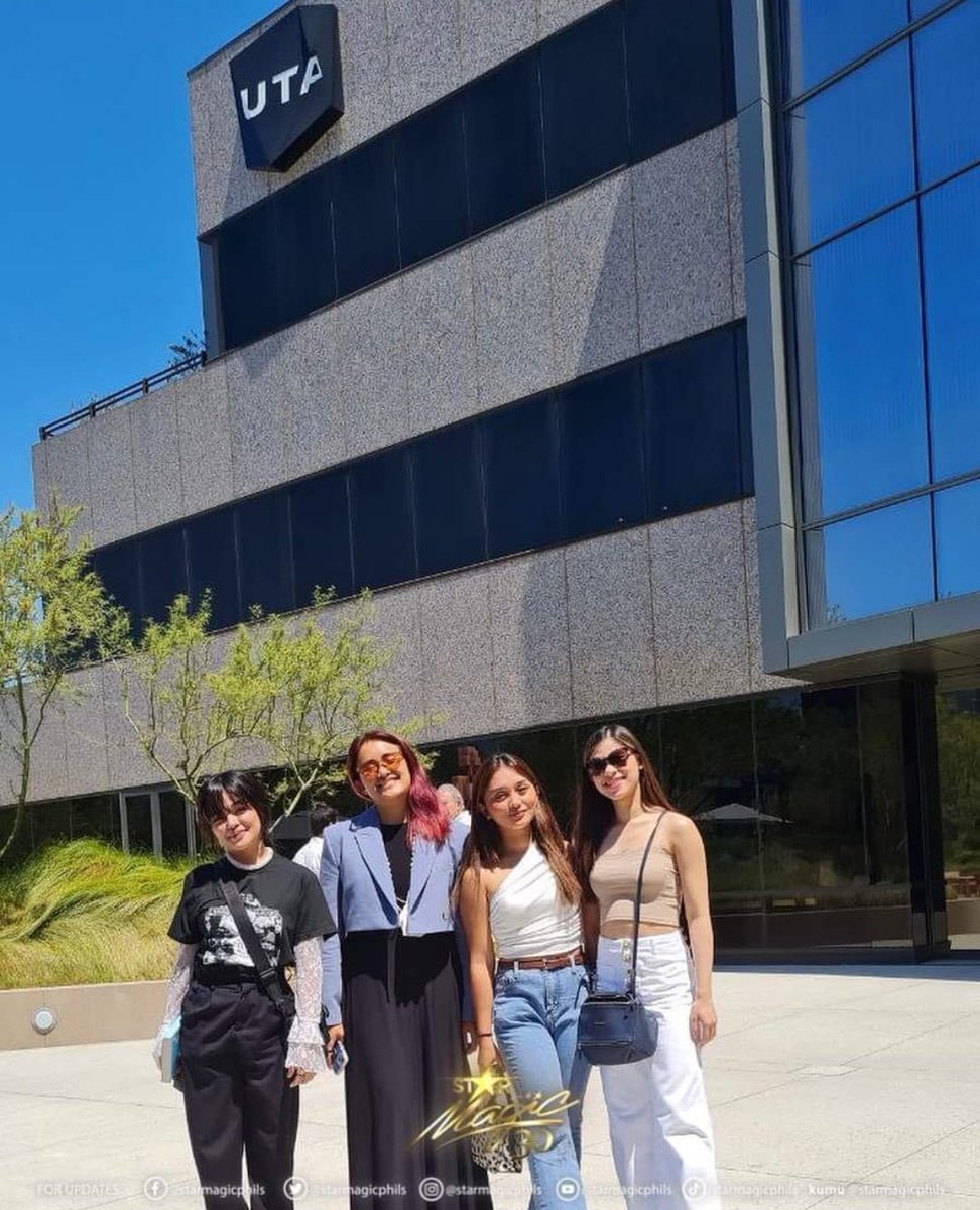 the girls visited the United Talent Agency (UTA) in California😍
#JanineBerdin
#LianKyla
#AngelaKen
#Sab
📸: <a href="/starmagicphils/">Star Magic</a>
