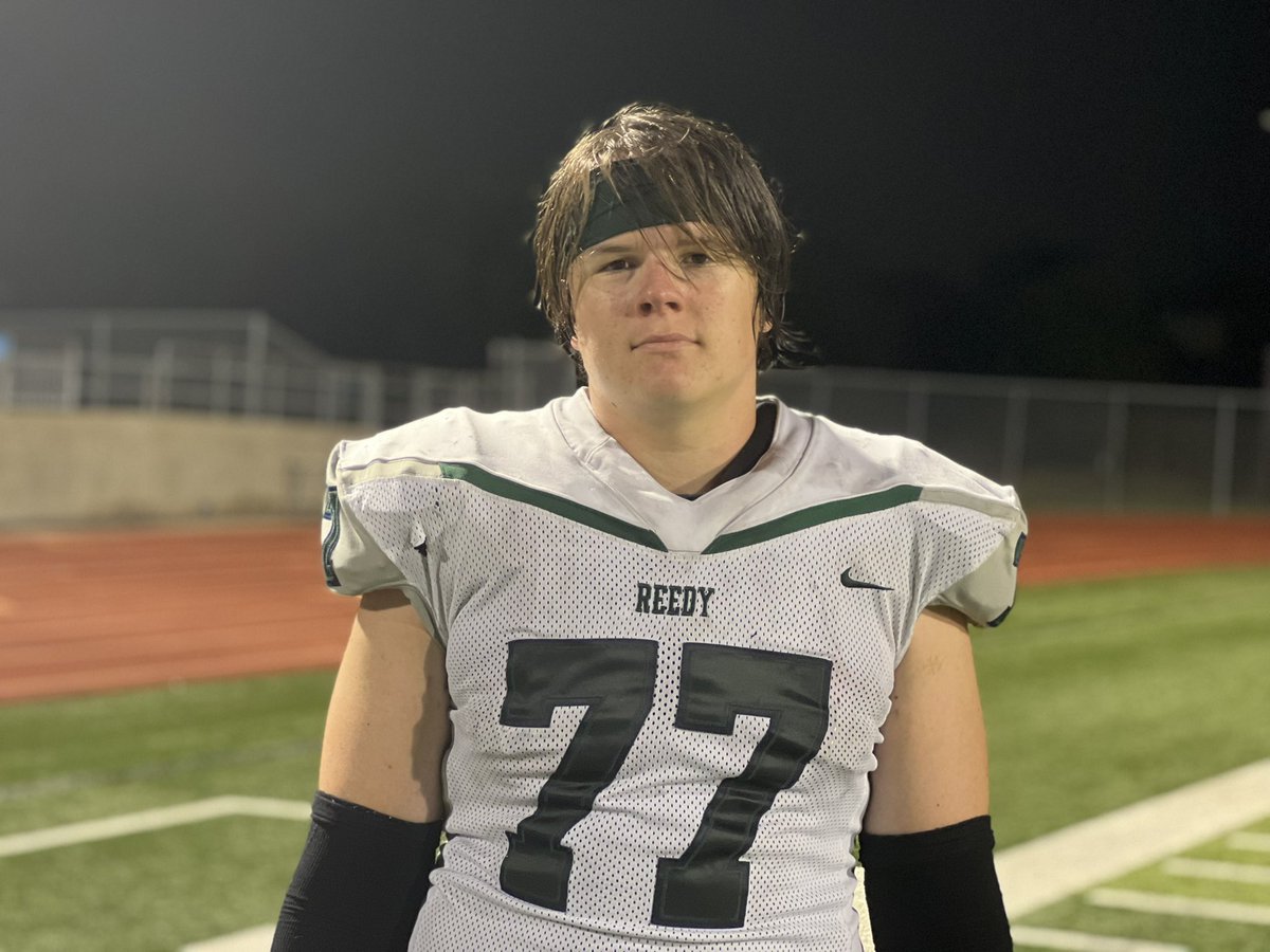BenjaminGolan's tweet photo. 2024 Reedy OL Max Anderson (@MaxAnders0n1) got bigger over the off-season + it shows in his physicality coming off the ball

Texas Tech, Texas A&amp;M, LSU, Baylor &amp; more have already offered the #Rivals250 prospect

Full interview coming to @RedRaiderSports

https://t.co/M5wTrSos2u https://t.co/XpAZq74JMj