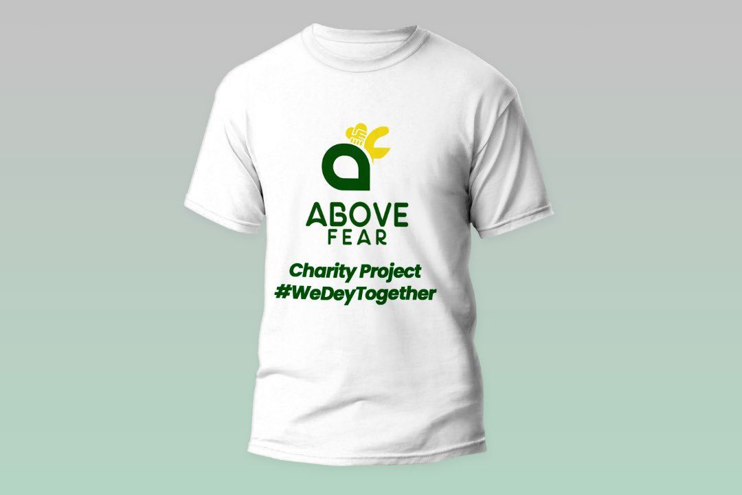 thetoosweetguy's tweet photo. #AboveFear Charity project T-shirts available
Colors: Black and White
Price: 33ghc
Call/WhatsApp/iMessage 0547806917 to order https://t.co/8sMlfmxYvW