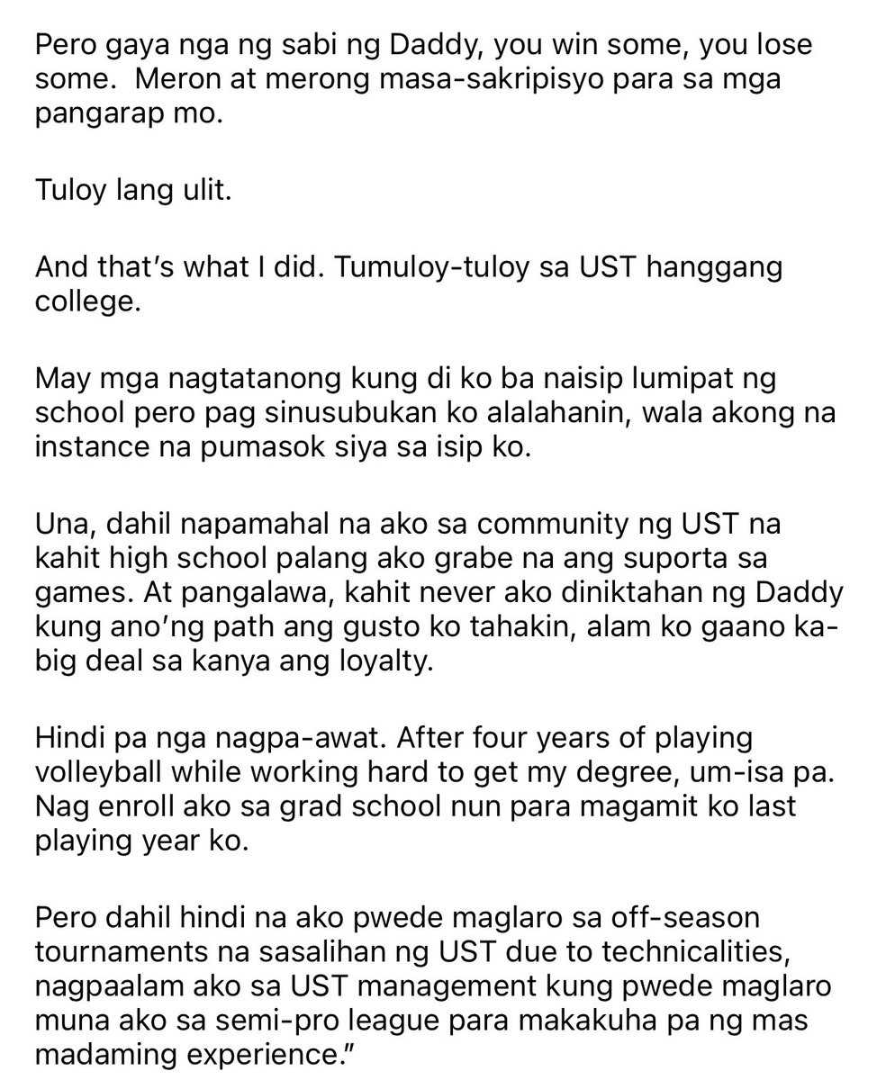 #theywrite2 [3/7] “Wala akong instance na pumasok sa isip ko (ang lumipat).”

After experiencing the support of the UST community even during her HS days, Maru Banaticla shares she never considered transferring to another university.