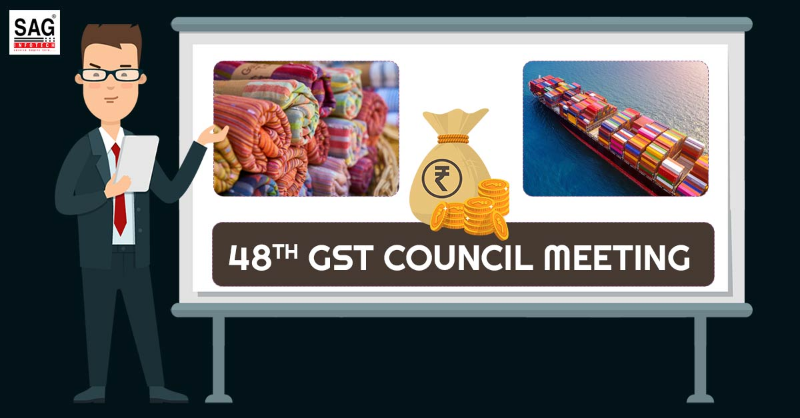 gsthelpline's tweet photo. 48th GST council meeting will be held in Madurai (Tamil Nadu) to discuss textile IDS correction, IGST on ocean freight, transitional credit, etc.
#GSTcouncilmeeting #Madurai #TamilNadu #Textile #Ocean_Freight #IGST