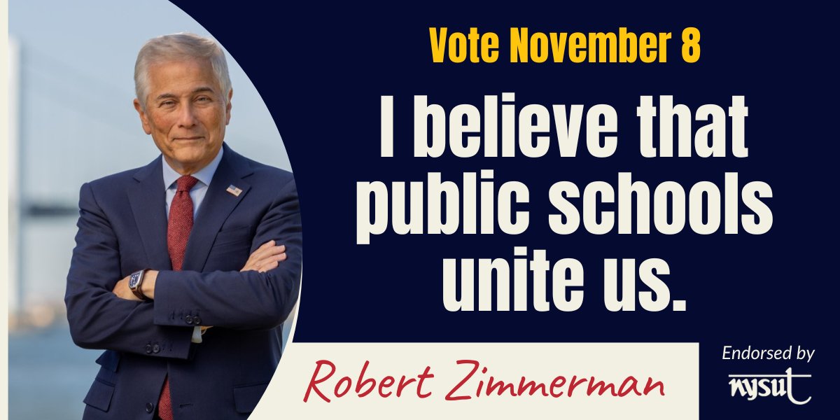 .@NYSUT stands with @ZimmermanforNY. Remember to vote before Tuesday at 9:00PM. @ZachBaum93 @roselesliej @Runmbf #PublicSchoolsUniteUs