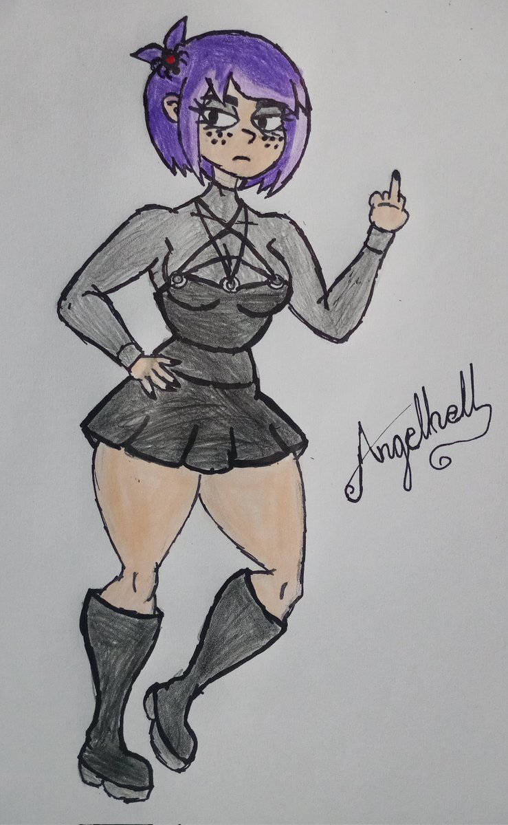 Angellhell666's tweet photo. Ya quiere que ya sea otra vez noche de brujas!!!!
#kimberlyharris #Duncanville #goticgirl #nochedebrujas #Halloween #StarPlus #starchannel #fox #foxchannel #reference #fanart #rule34 #milf #waifu #nsfw #tits #mulos #ecchii #drawing #draw #dibujo https://t.co/mDbZz1vA6a