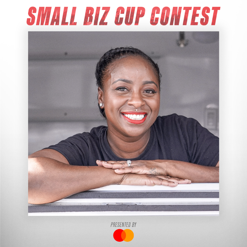 TOURChamp's tweet photo. The TOUR Championship will welcome two new local food options for fans to enjoy thanks to the Small Biz Cup Contest Presented by @Mastercard.