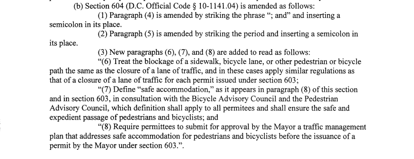 infinitebuffalo's tweet photo. If #SafeAccommodations were ever a thing in this city, nearly nine years after the Bicycle Safety Amendment Act of 2013 (D.C. Law 20-49, https://t.co/rZNVeFVMj9, "Effective" Dec. 13, 2013), this wouldn't be an issue….
(/cc @DCBAC @ANC2B @AncMeg @Jeff2B02) https://t.co/yoUw7sf5KX