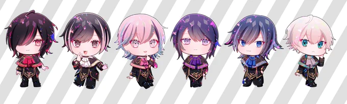アイドルユニット「双極スペクトラム」様のグッズイラスト描かせて頂きました! 