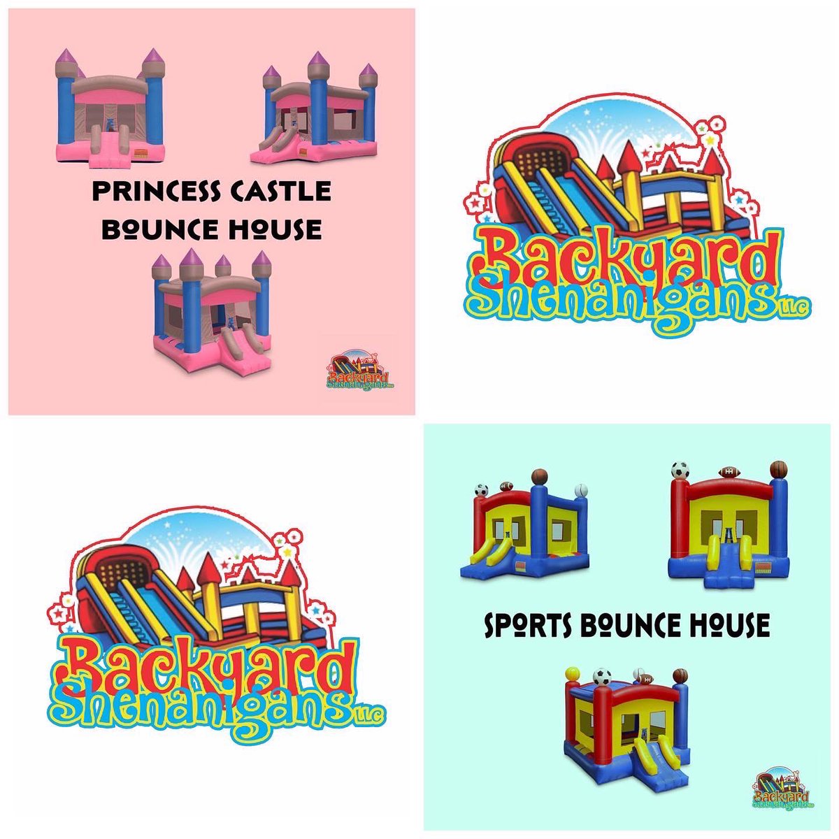 BYShenanigans's tweet image. ✨Happy FriYAY✨ The weekend is FINALLY here 🤩 Make sure you book with @BYShananigans for your next event/party. We have bounce houses &amp;amp; water slides 😬

👀Something NEW COMING SOON👀

Call or text us today to book for your next event/party (336) 517-7414 #BackyardShenanigans