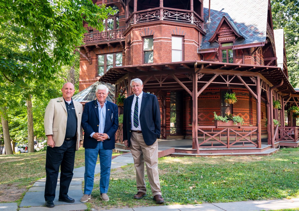 TwainHouse's tweet photo. Yesterday, we had the pleasure of welcoming @RepJohnLarson to The Mark Twain House &amp; Museum for a special tour under the #InviteCongress to Visit Your Museum 2022 Initiative. Thank you Rep. Larson for all your generous support! We hope to see you back here soon! https://t.co/IPnmmr8wdW