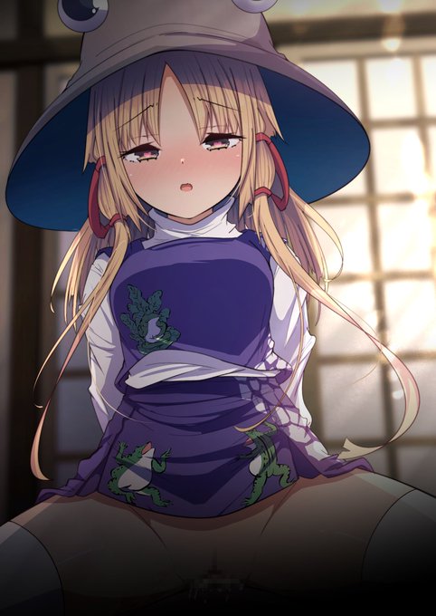 朝勃ちしたアレを見て興奮した諏訪子ちゃんに搾り取られる逆睡姦描いたよ[fantia][FANBOX] 