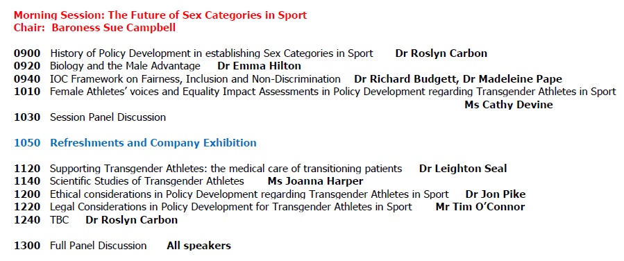 Noel Pollock (@drnoelpollock) on Twitter photo For sports leaders and medics interested in transgender issues in sport: now booking 2nd Dec meeting at Royal Society of Med w/ Dr Ros Carbon, Dr Richard Budgett (IOC), Joanna Harper, Dr Emma Hilton <a href="/FondOfBeetles/">Emma Hilton</a>, & more top speakers <a href="/basem_uk/">basem_uk</a> <a href="/BJSM_BMJ/">British Journal of Sports Medicine (BJSM)</a>
mededucare.com/future-program… For sports leaders and medics interested in transgender issues in sport: now booking 2nd Dec meeting at Royal Society of Med w/ Dr Ros Carbon, Dr Richard Budgett (IOC), Joanna Harper, Dr Emma Hilton <a href="/FondOfBeetles/">Emma Hilton</a>, & more top speakers <a href="/basem_uk/">basem_uk</a> <a href="/BJSM_BMJ/">British Journal of Sports Medicine (BJSM)</a>
mededucare.com/future-program…
