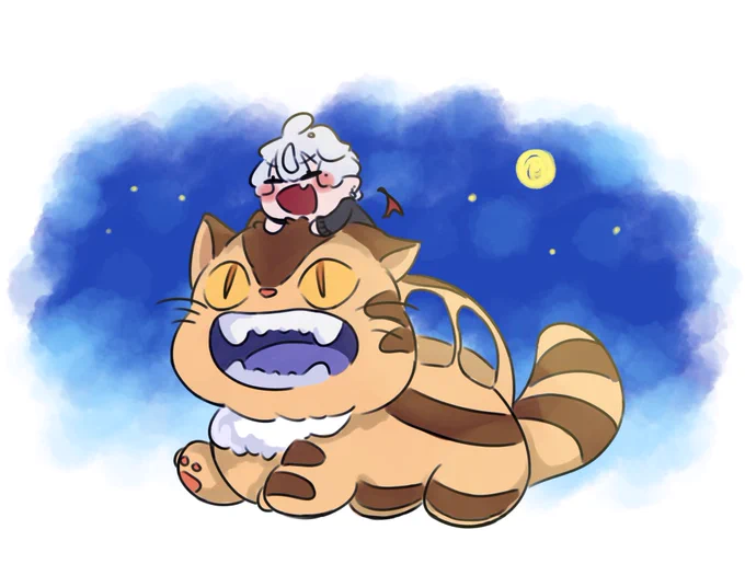 トトロめちゃよかった~!猫バス~~! #KuzuArt 