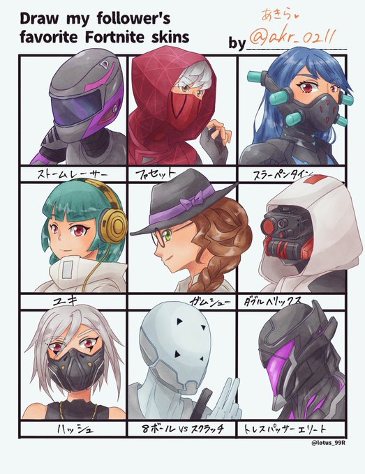 フォートナイトイラストのtwitter漫画作品