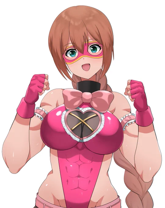 TRPGの立ち絵できたぞーー!!仮面なし版も実はある。 