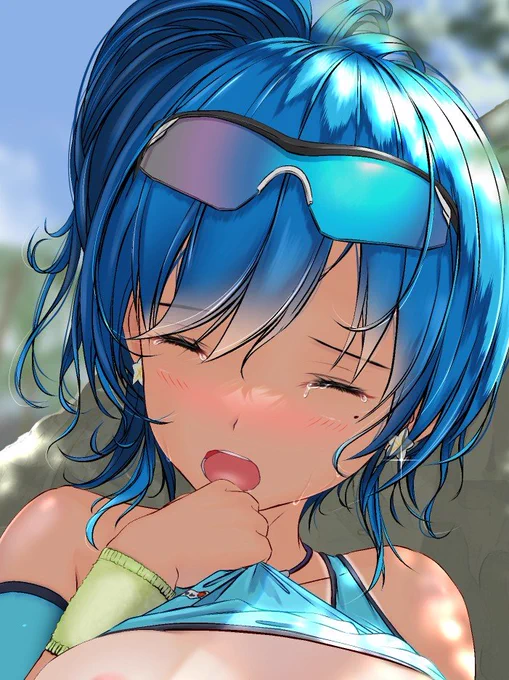 FANBOXでは詩音ちゃんのおヘソを好き放題するストーリーも描いてるので宜しくです〜詩音「ぁん……っ! だ……大丈夫……  後輩君の好きにしていいから……」(R-18) 