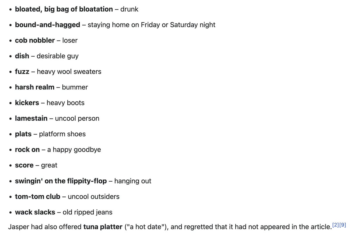depthsofwiki's tweet photo. obsessed with the 25-year-old who, in an interview, invented a bunch of "grunge slang" that was then reported in a @nytimes trend piece https://t.co/ruFu50FkDt