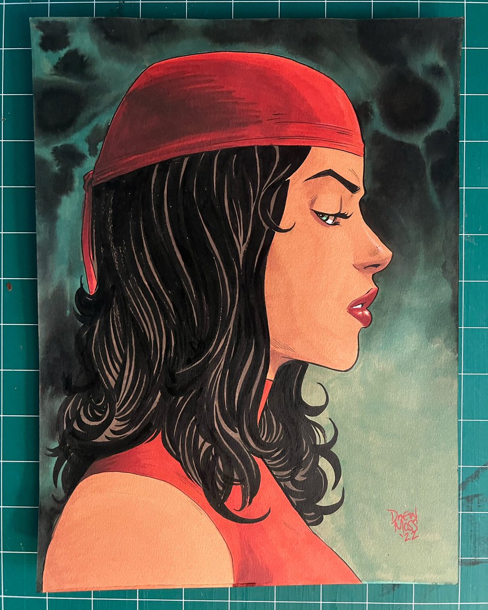 drew_moss's tweet photo. #elektra #elektraassassin #daredevil #marvel #comics this one is up for grabs. have a great #weekend https://t.co/nqPDP98o7Y https://t.co/vnViZObRJs