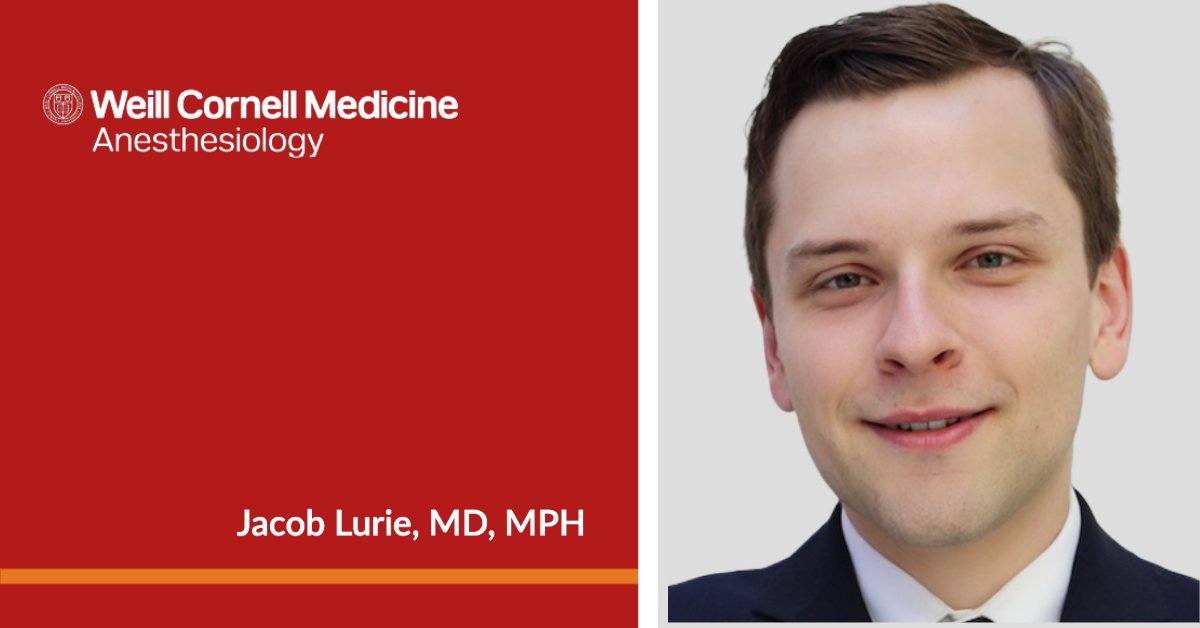Weill Cornell Medicine Anesthesiology (@wcmanesthesia) on Twitter photo Kudos to CA2 resident <a href="/JacobLurieMD/">Jacob Lurie, MD, MPH</a> on being accepted into the <a href="/HarvardMacy/">Harvard Macy</a> Program for Post-Graduate Trainees: Future Clinician-Educators.
His project will focus on #globalhealth education for #anesthesiology residents. Congratulations! Kudos to CA2 resident <a href="/JacobLurieMD/">Jacob Lurie, MD, MPH</a> on being accepted into the <a href="/HarvardMacy/">Harvard Macy</a> Program for Post-Graduate Trainees: Future Clinician-Educators.
His project will focus on #globalhealth education for #anesthesiology residents. Congratulations!