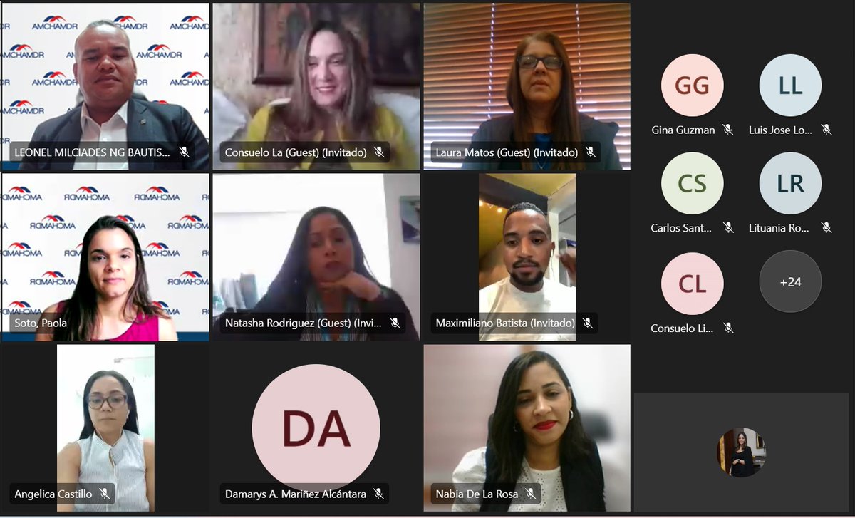 Con gran éxito culmina la 4ta edición del #AMCHAMDR Sessions, ODS 101. El taller, se llevó a cabo en formato híbrido con una primera sesión virtual, culminando con una sesión presencial desde INTEC.

#AMCHAMDR #Sessions #Talleres #ODS #Representar #Conectar