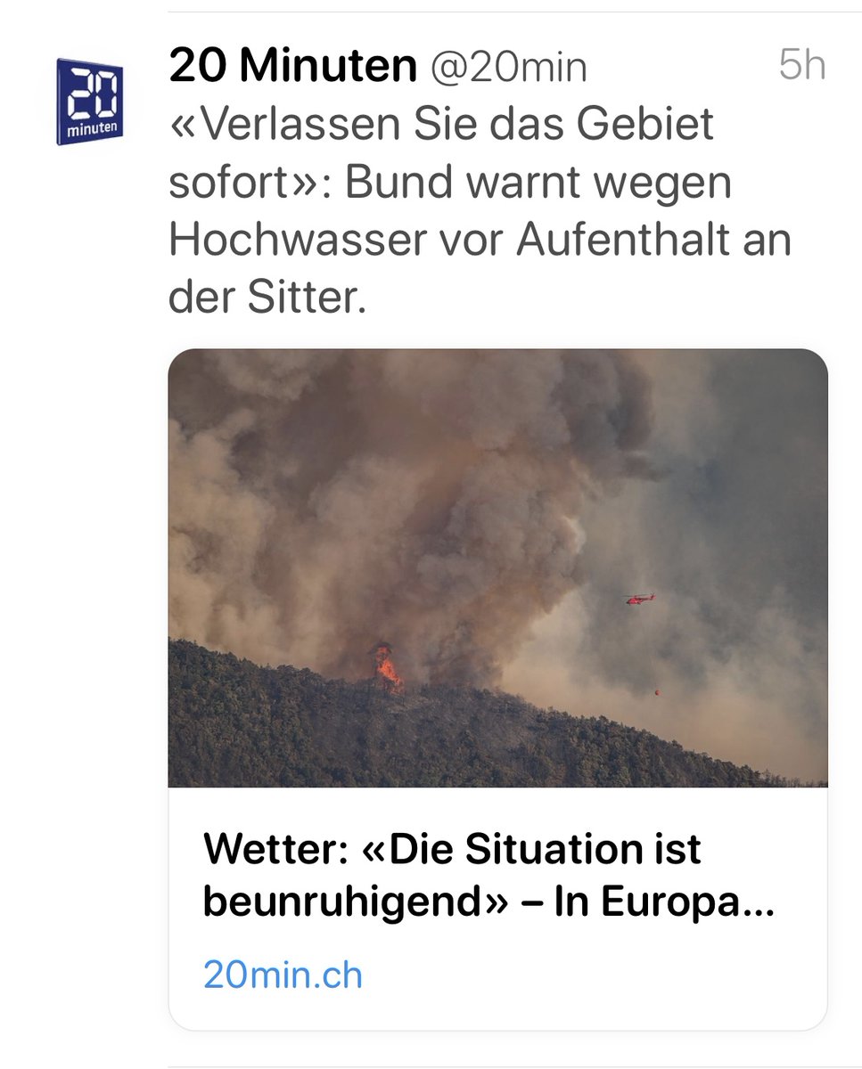 Tolles Hochwasserbild.