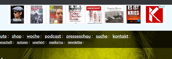 Wir sind ja nicht so Herr #Broder... Hier zeigen wir mal Werbung auf #Achgut, die passend erscheint. Diesmal der Kopp-Verlag: Mit besten Grüßen von der #AchBesserCrew.