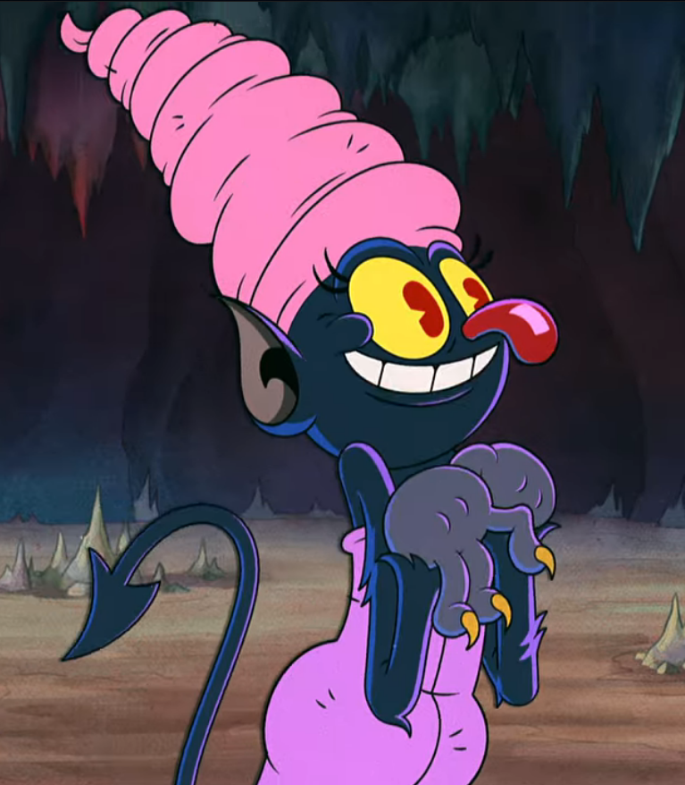 The Cuphead Show Devil - Cuphead - Pillow