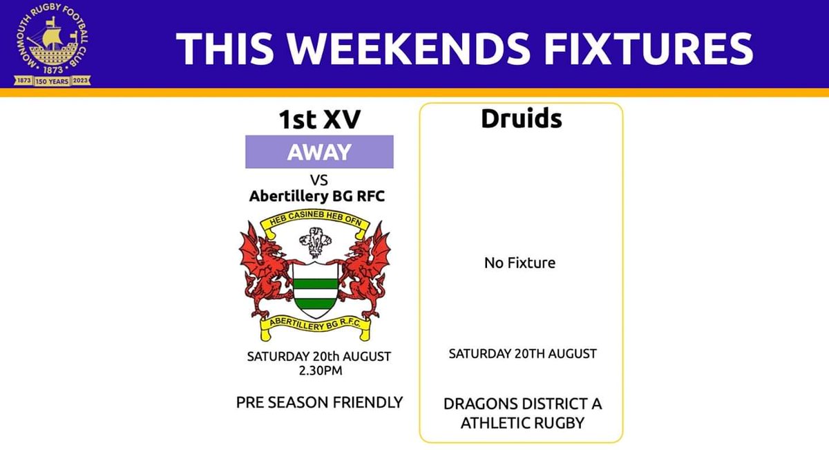 Monmouth RFC (@monmouthrfc) on Twitter photo 