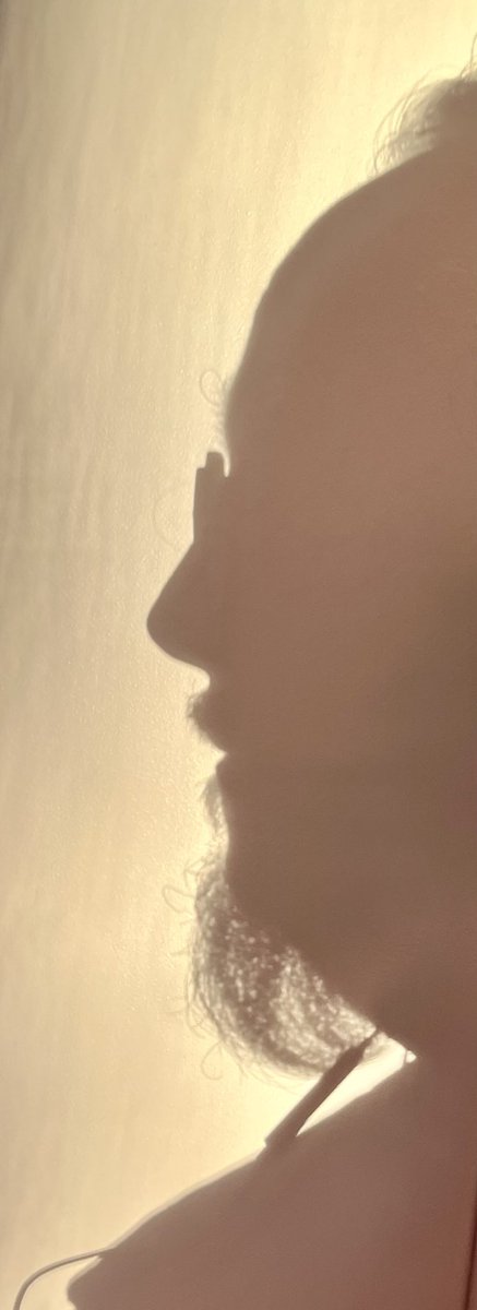 When you realise your shadow has become strangely philosophical!