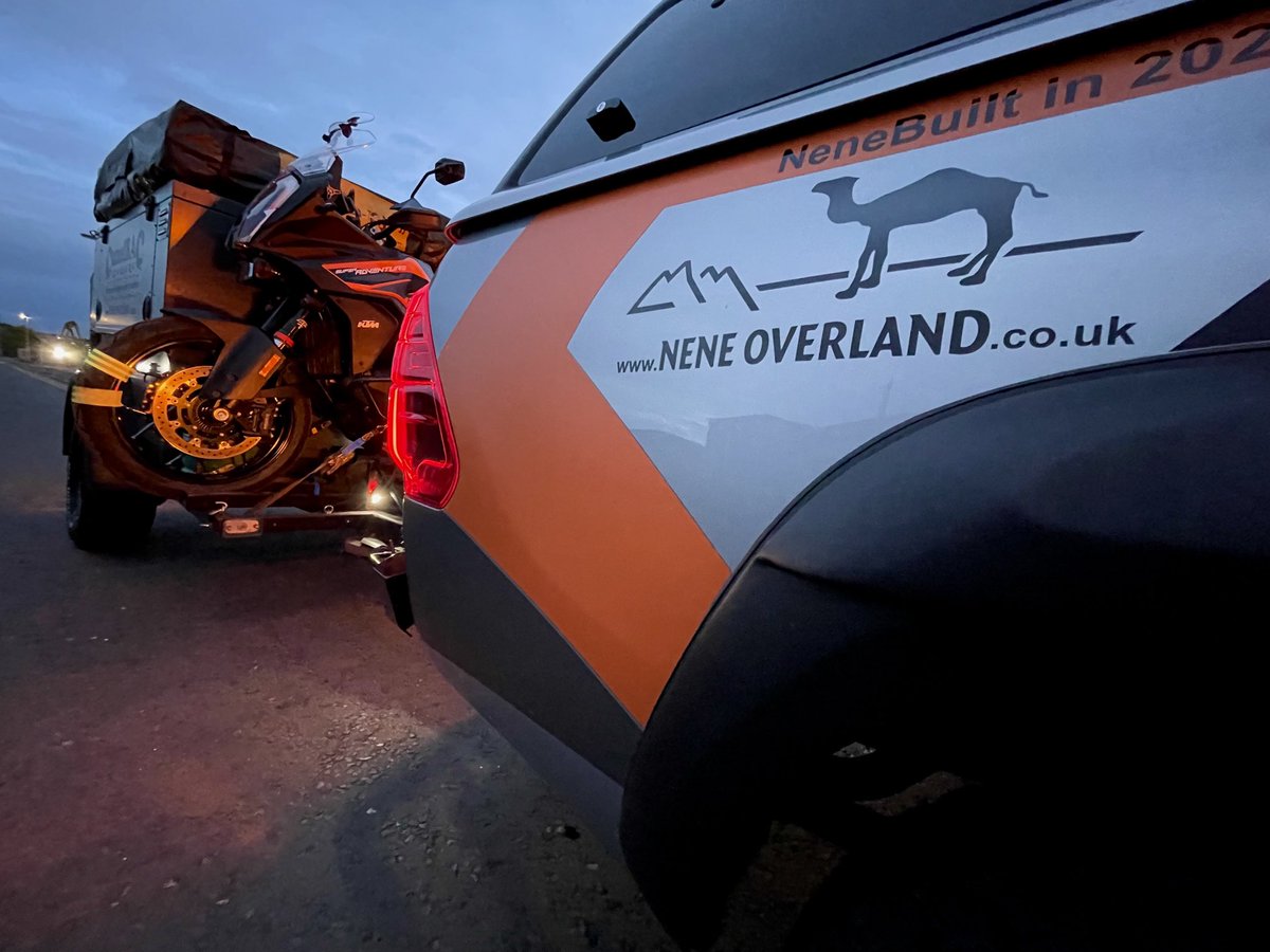 A BIT MORE ORANGE
We were asked to the Gear4 Car &amp; Bike Night. We took our Desert fighter, CamelbaC adventure camping trailer loaded with a KTM 1290 Super Adventure S, recently supplied by Gear4.  Both the pick-up and motor bike kitted out with Lazer High Performance Lighting.