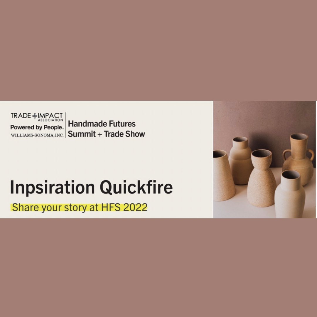 Each member of the handmade sector has unique stories, which can be used to teach and help others to grow. We want to give you the chance to share your story at the 2022 HFS! Click the link in our bio to learn more and apply!
#jointhemovement #betheplus #tradeplusimpact #HFS2022