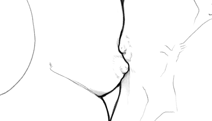 StuckInaPit's tweet photo. New favorite thing to draw unlocked: tit on tit squish 🎯🎯 https://t.co/VuluLghcXX