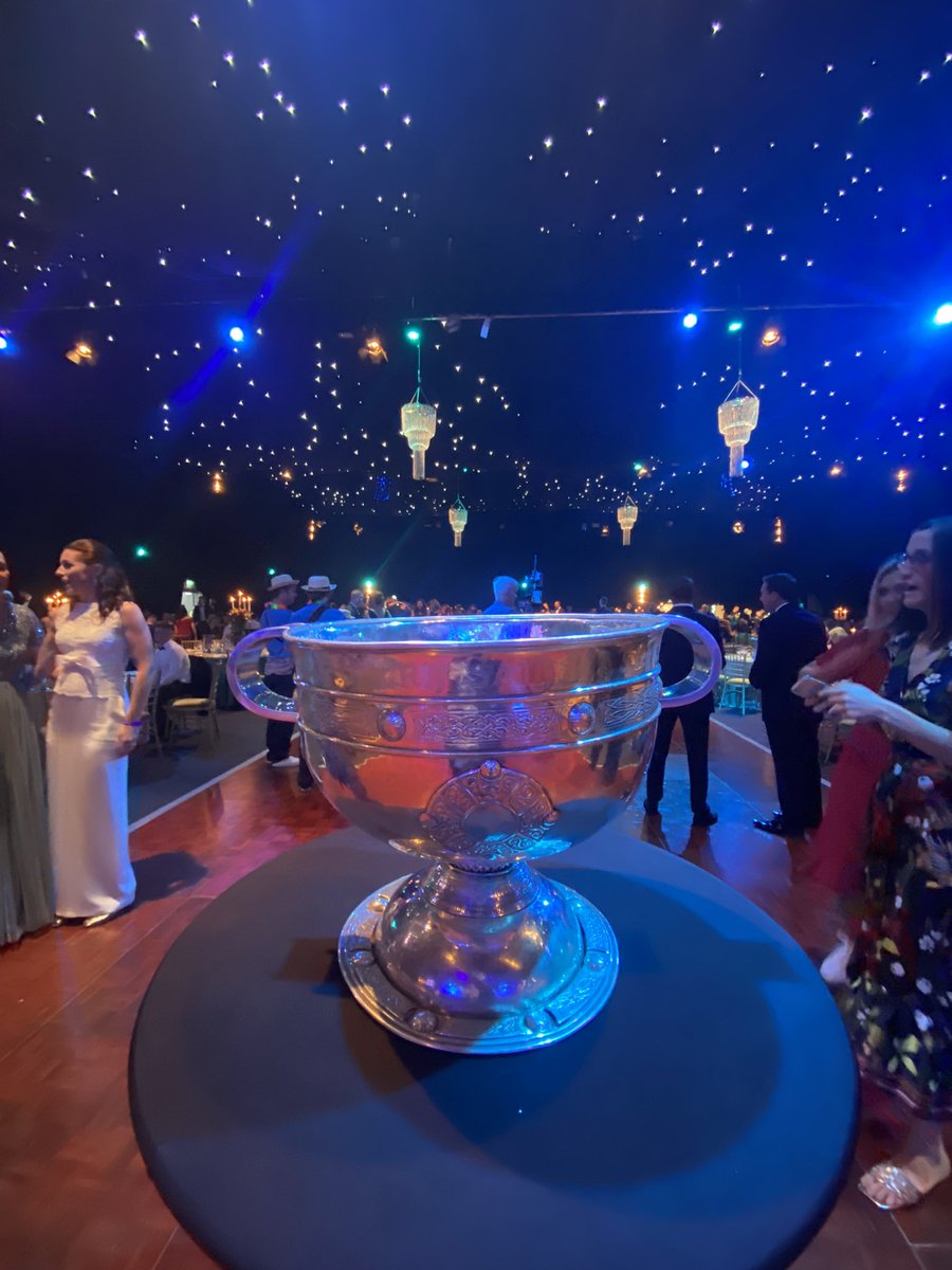 The Sam Maguire has a prime position at the Rose Ball #RoseofTralee <a href="/Kerry_Official/">Kerry GAA</a>