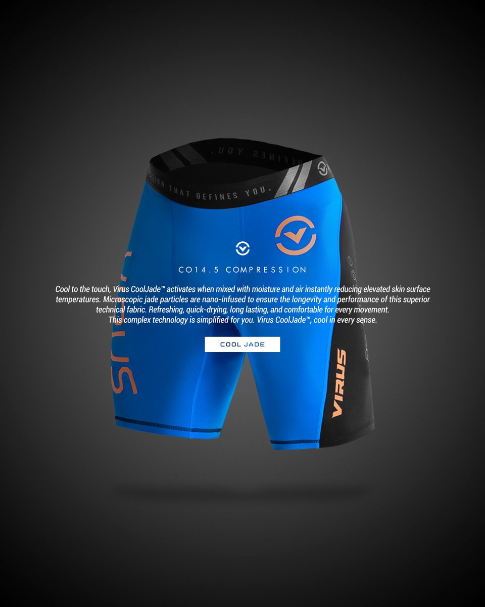 VIRUSintl's tweet photo. ALL-NEW Strong in the Wild Co14.5 Compression Shorts engineered with interior protective mesh and recycled jade.

Available now at https://t.co/E2z97N8ZFr | @virusintl #virusintl #thepassionthatdefinesyou https://t.co/5oB3ZW72S6