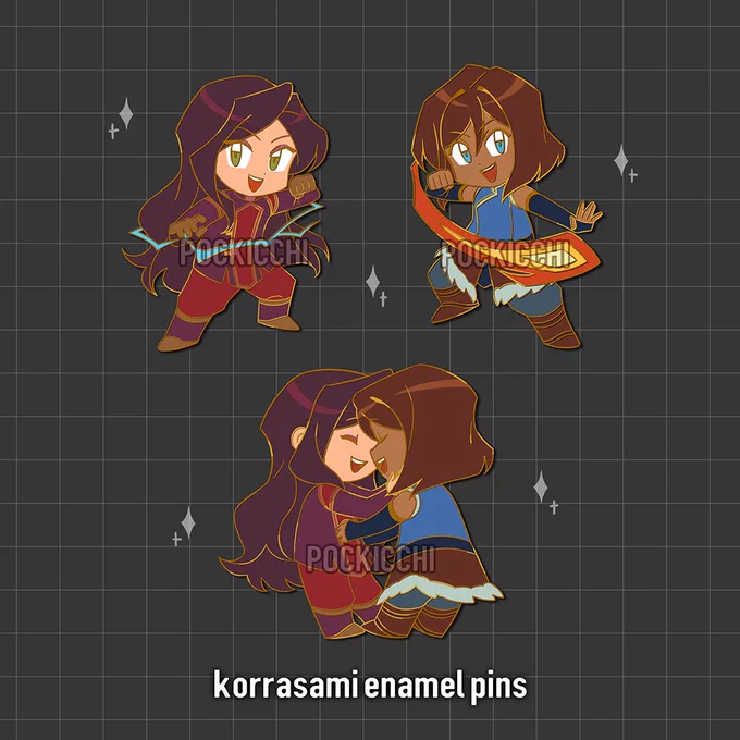 🌸💗SHOP IS OPEN !!💗🌸

NEW korrasami pins/charms/stickers are available for pre-order !
the usual avatar, korrasami, and oc merch are back in stock 😊

shop &amp; pre-orders close on aug 26 !

shop link below 👇 