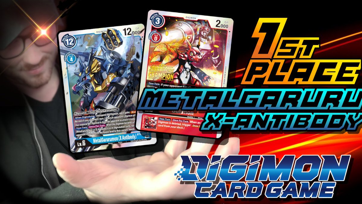 RateUpGaming's tweet photo. I Got a National Championship Invite Using this Deck - 1st Place Metalgaruru X-Antibody Deck Profile https://t.co/g8UgN5BHCu
#Digimon #DigimonCardGame #bandai #xrecord #bt9 #Championship https://t.co/MdHqOavNgr
