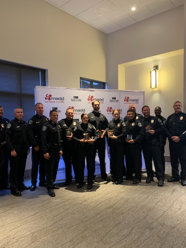 Congrats to the @Austin_Police Officers who received awards at today's Central Texas @MADDOnline award banquet for their efforts in DWI enforcement in our area. Even with the staffing challenges we face, they continued their efforts to keep our streets safe for our community.