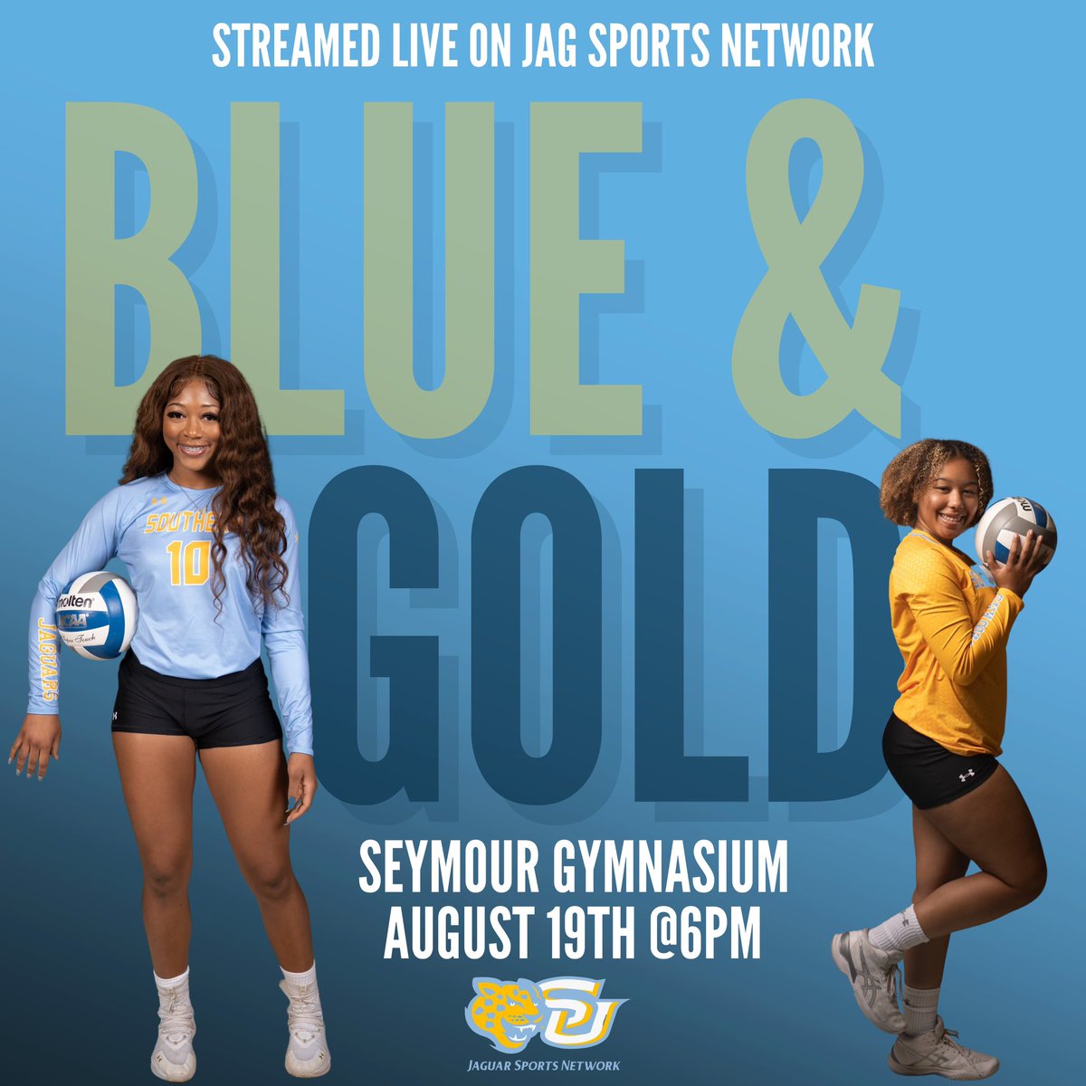 SouthernUsports's tweet image. 🚨𝙂𝘼𝙈𝙀 𝘿𝘼𝙔 🚨

🆚: @SouthernU_VB 
⏰: 6:00 PM
📍: Baton Rouge, LA
🏟: Seymour Gymnasium 

#GoJags #SouthernIsTheStandard #ProwlOn #WeAreSouthern #SWAC #NCAA