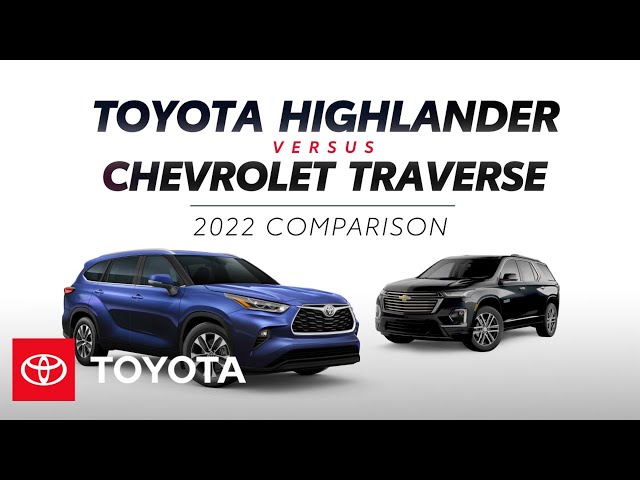 2022 Toyota Highlander vs. 2022 Chevy Traverse | Toyota tinyurl.com/2zkna5fj