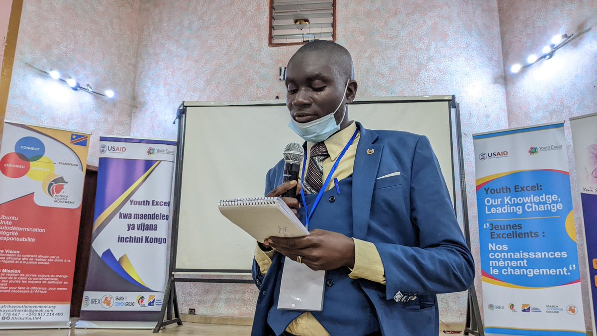 DrSalimata's tweet photo. The representative of the mayor of the city of Goma gives the closing speech on behalf of the urban authority of the #YEDataSummit22 workshop.
The research and results are evidence of the awareness of Congolese youth in the face of the issues of the day.
@activismdrc @IREXintl https://t.co/NEnjaTQcGu