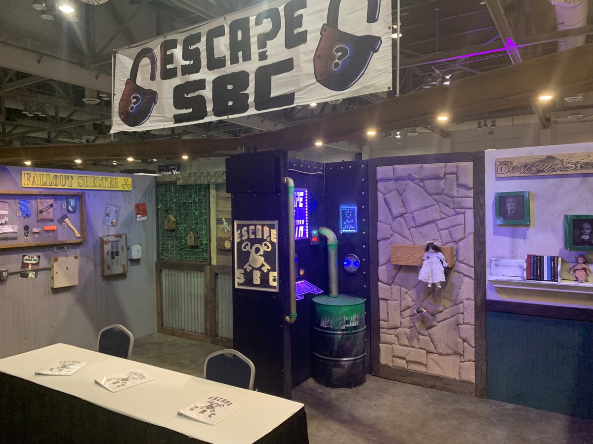GeekdCon's tweet image. Come play escape rooms on-site at #GeekdCon in #Shreveport