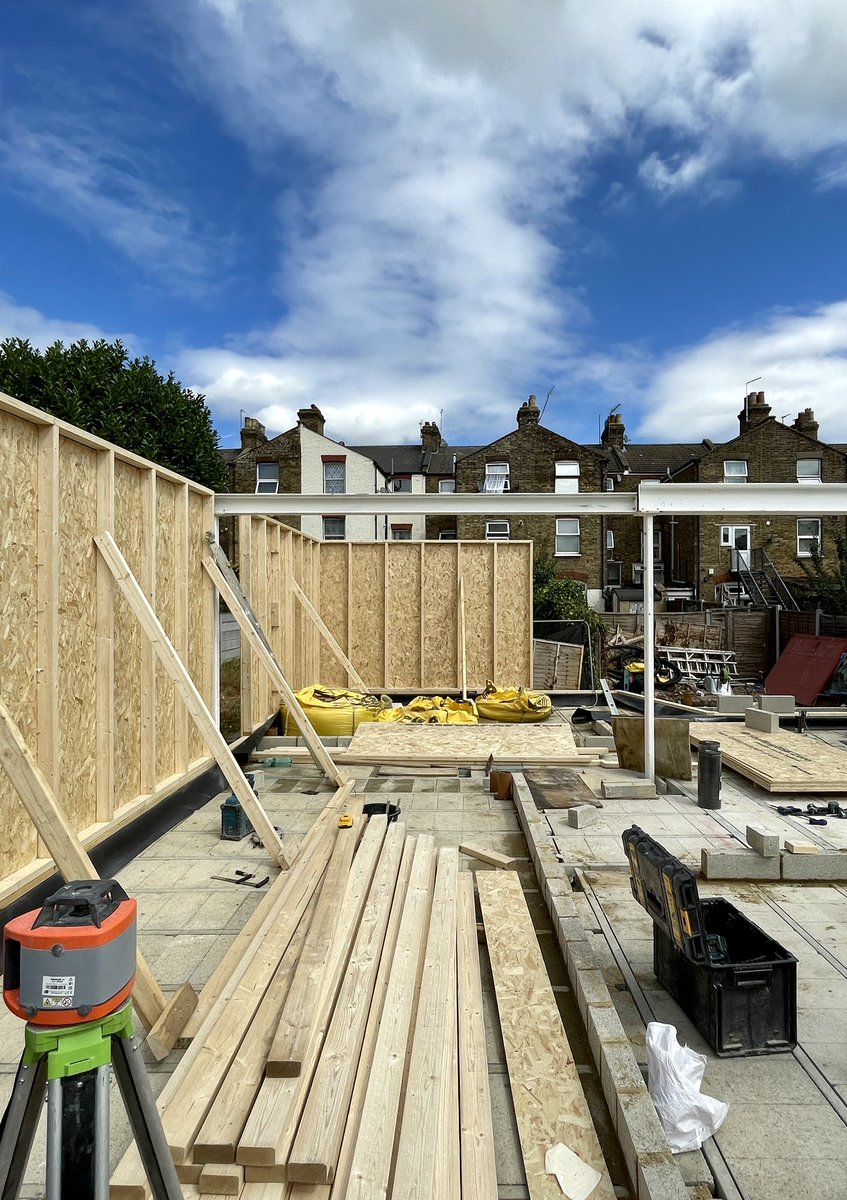 Exciting progress this week at our housing project in LB Enfield, North London. Substructure largely complete, superstructure on its way up ☀️🔨
.
.
.
#project #london #housing #construction #architects #architecture #site #progress