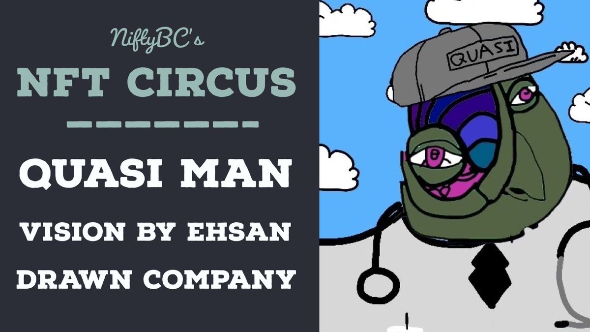 ArtDrop5's tweet image. New NFT CIRCUS PODCAST 🤡🎪
Today at 4:20 pm pst

youtu.be/u9UUo3Dxe34

@QuasimanNFT @VisionsbyEhsan @FunnyNFTGuy @CaldwellCreativ @Crackers832 @YES_IM_A_Geek 

#nft #nftpodcast #morbs #nftcircus