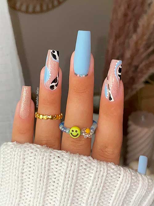 Tuyển chọn 200 mẫu nails cute blue được yêu thích nhất