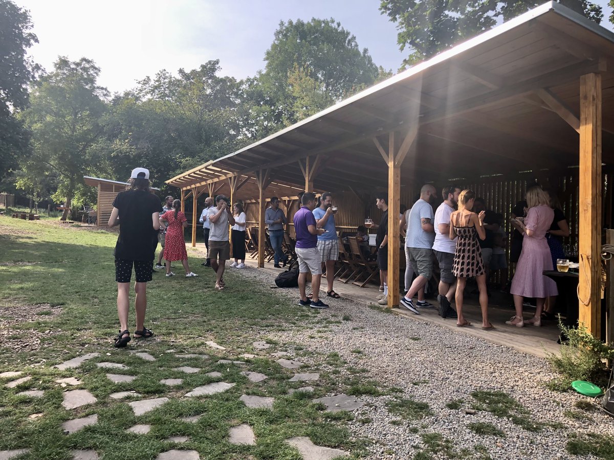Runecast's tweet photo. Our annual grill party 🔥 This time in the Open Garden in Brno, with lots of other things to do, not just grilling. Amazing to see how the Runecast family is growing and to meet so many of our team in person again 🤗 #LifeAtRunecast https://t.co/Tymd7jMjII