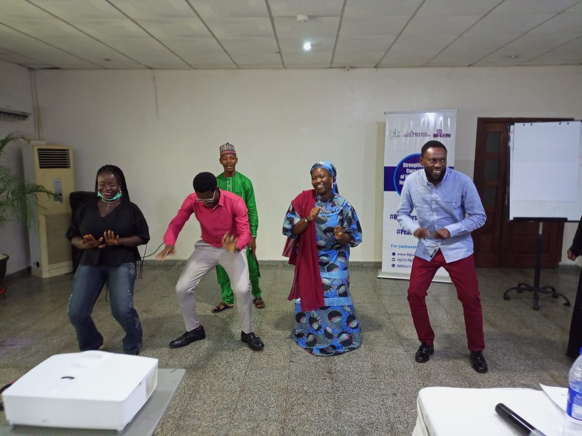 Thank God it's Friday. This is how we roll. 💃🕺🪩👯 
#TGIF #NigeriaYouth4Peace