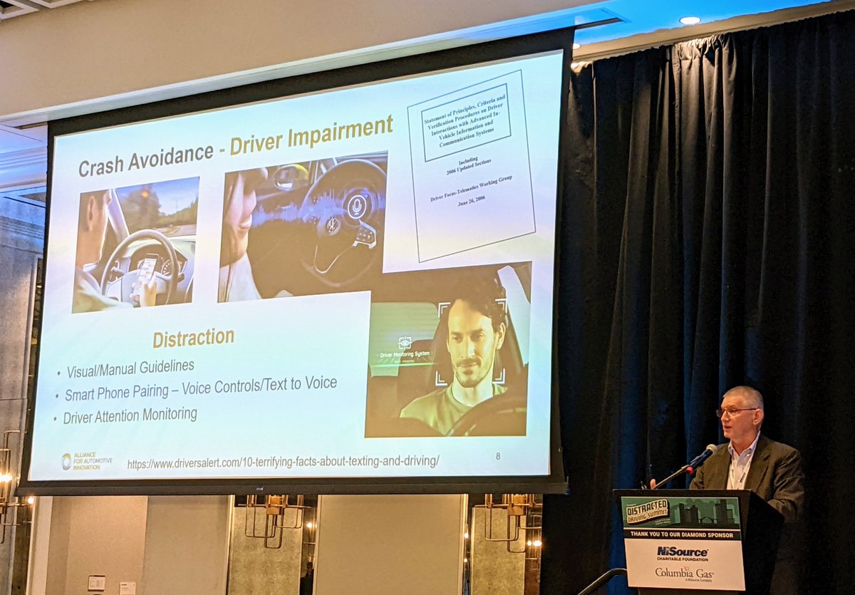 DRIVESMARTVA's tweet photo. Scott Schmidt with Alliance For Automotive Innovation spoke on how the Safe System framework is being integrated into auto manufacturing technology.
#dssummit #roadtozero #safetymanagementsystem https://t.co/8I8BTWtFQH